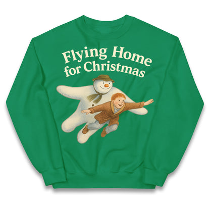 The Snowman Movie Christmas Kids Jumper