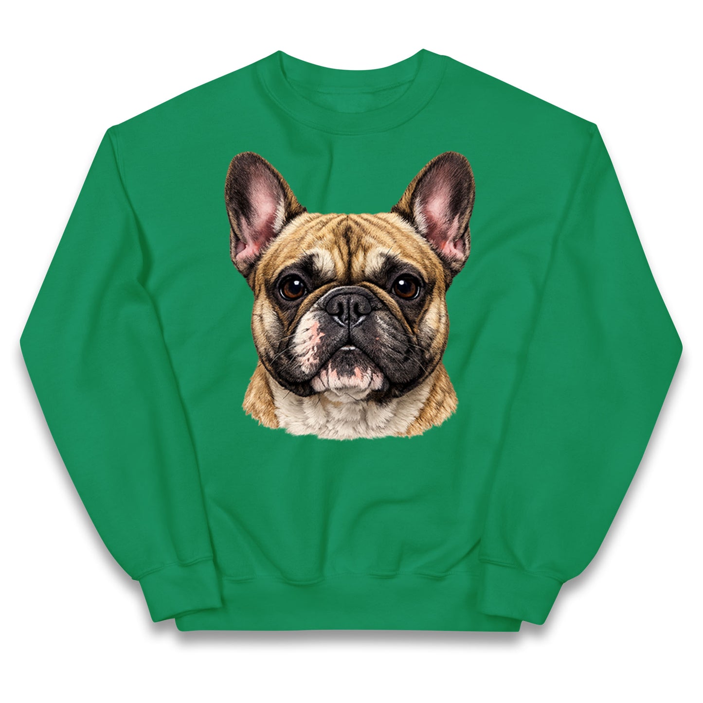 French Bulldog Face Kids Jumper