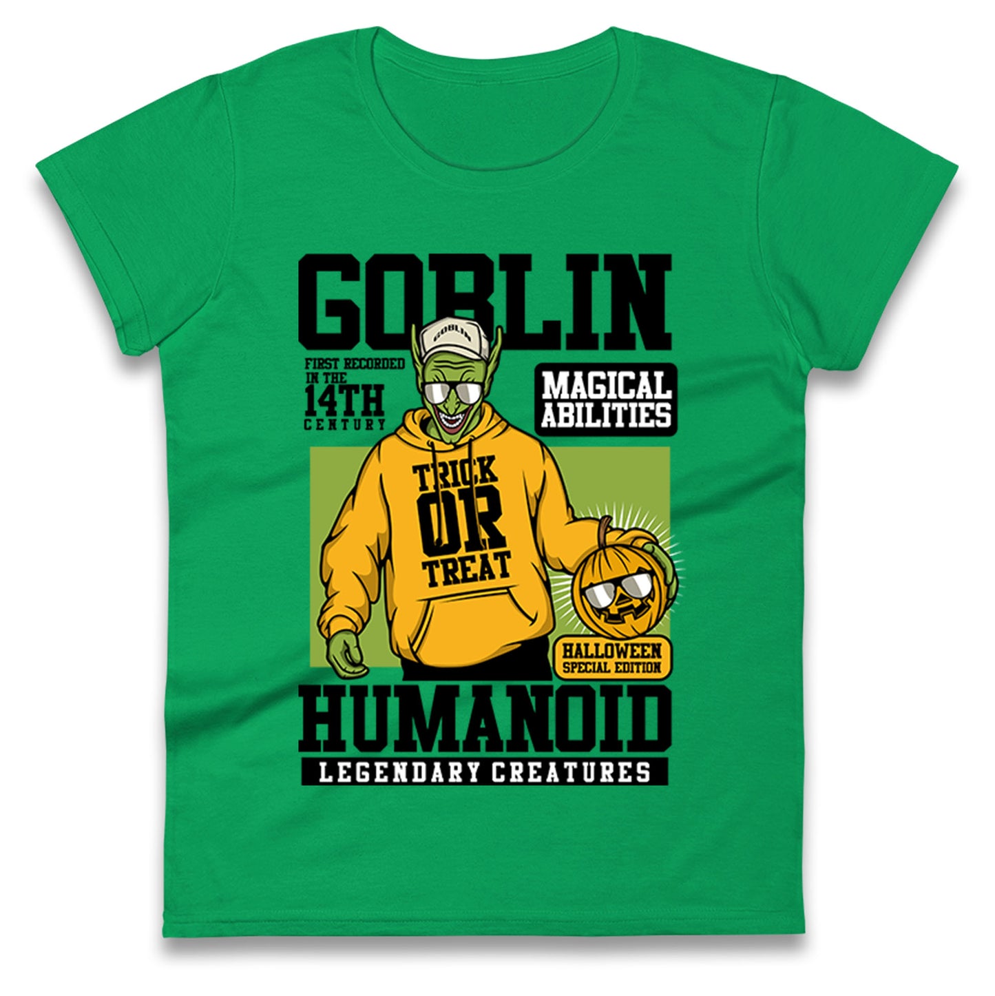 Goblin Trick Or Treat Ladies Shirt