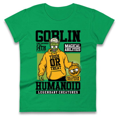 Goblin Trick Or Treat Ladies Shirt
