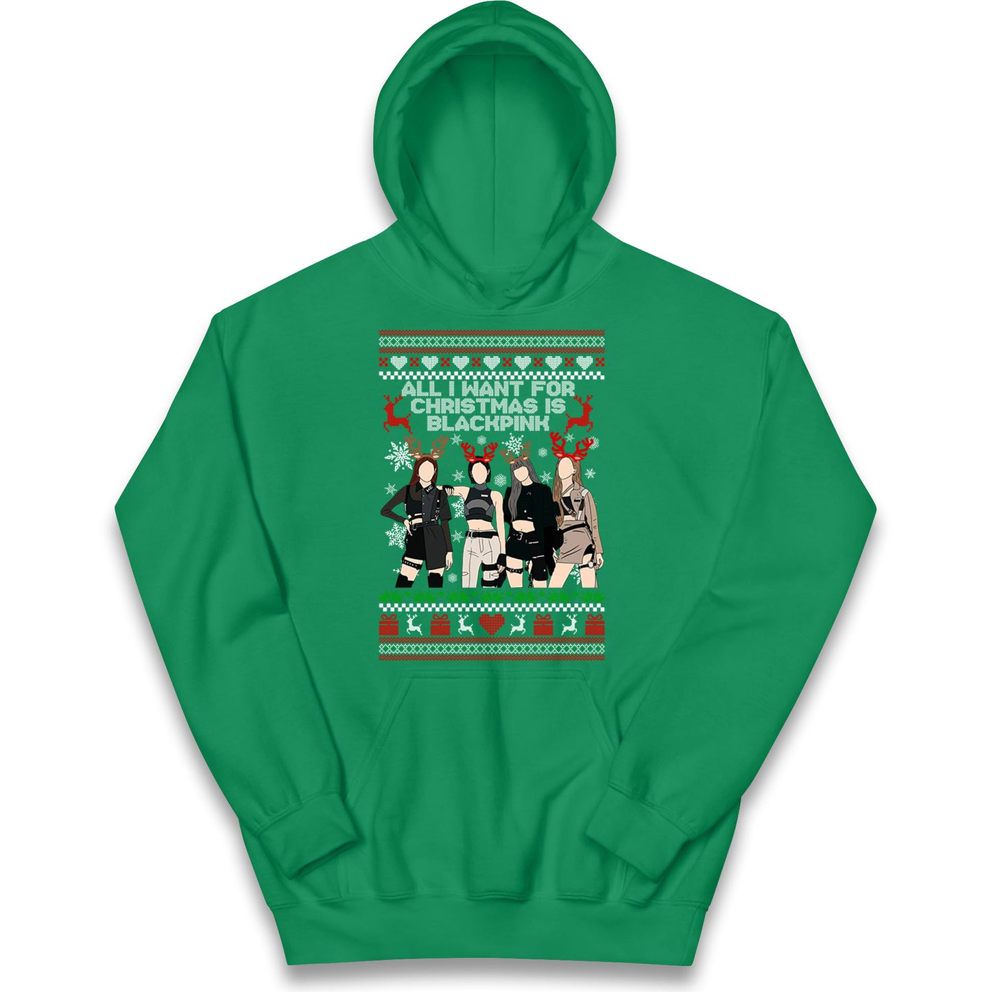 BlackPink Christmas Kids Hoodie