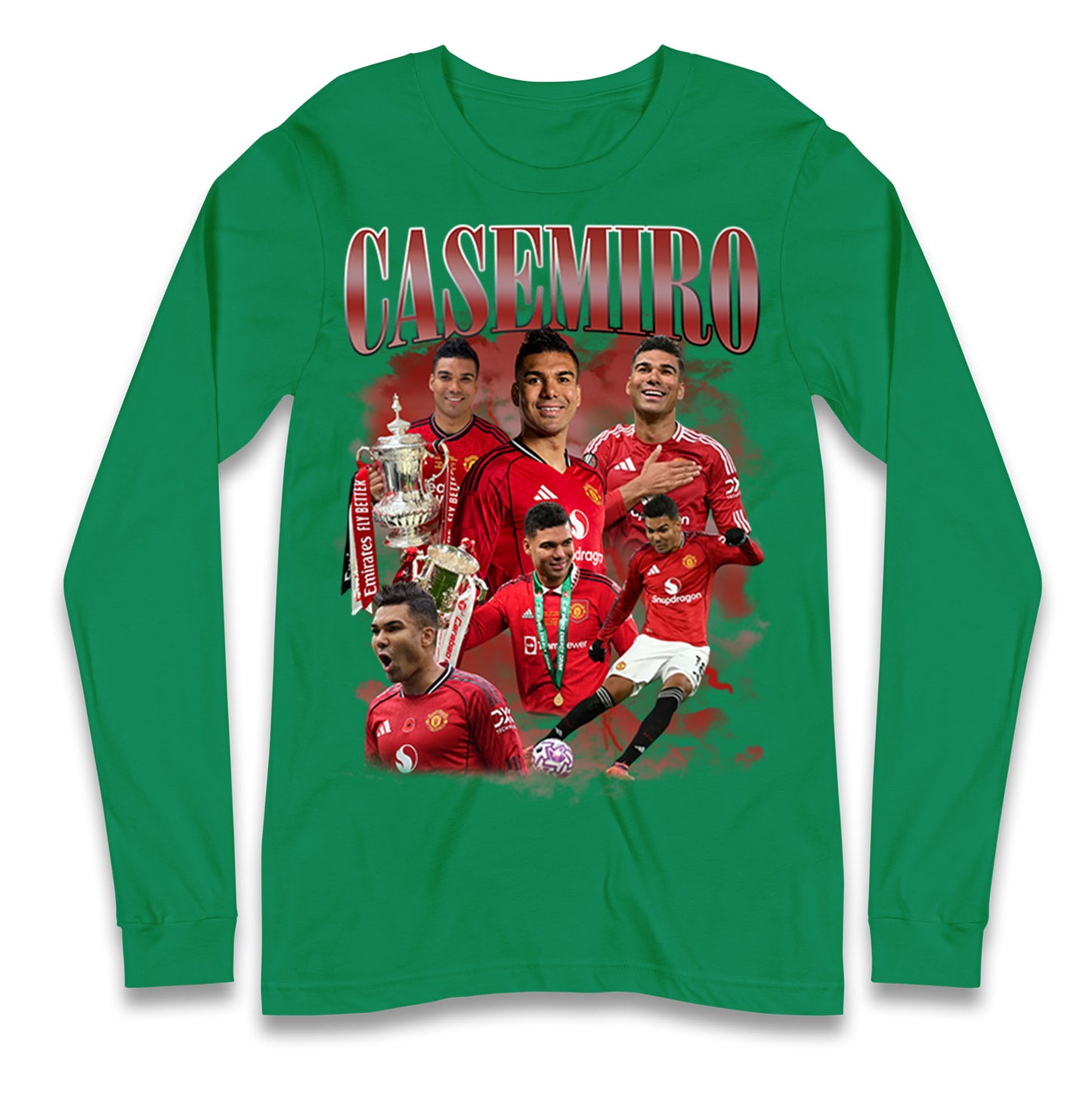 Casemiro Manchester United Longsleeve T Shirt
