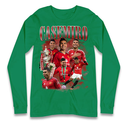Casemiro Manchester United Longsleeve T Shirt