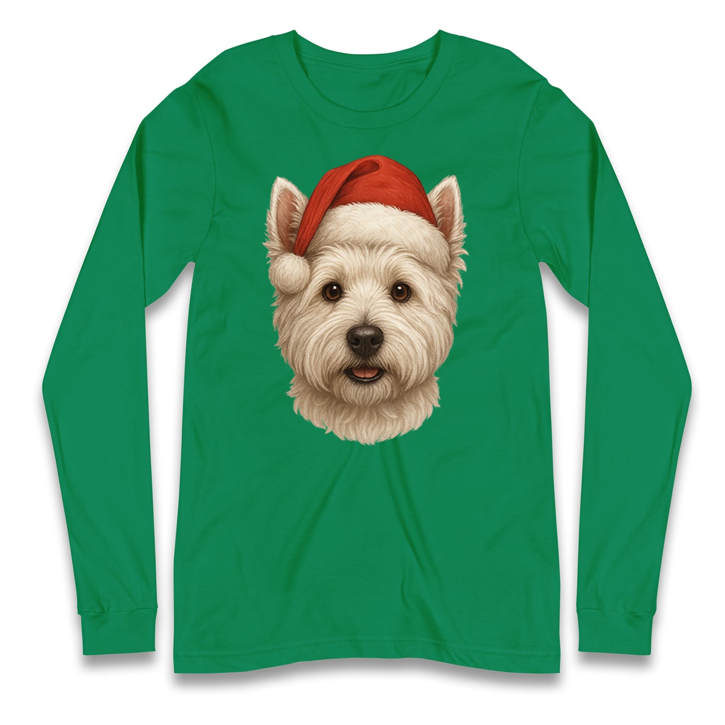 West Highland White Terrier Christmas Longsleeve T Shirt
