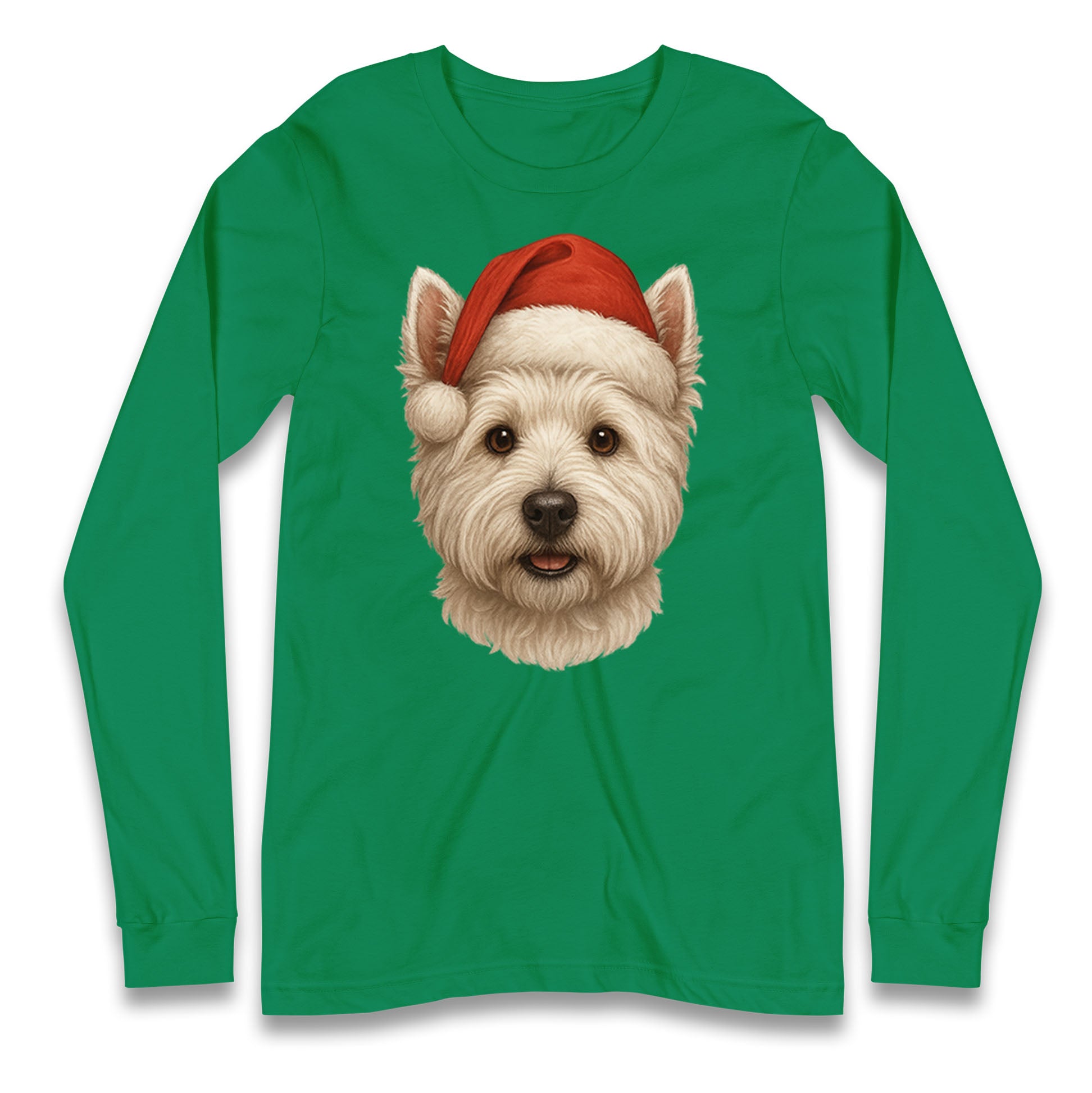 West Highland White Terrier Christmas Longsleeve T Shirt