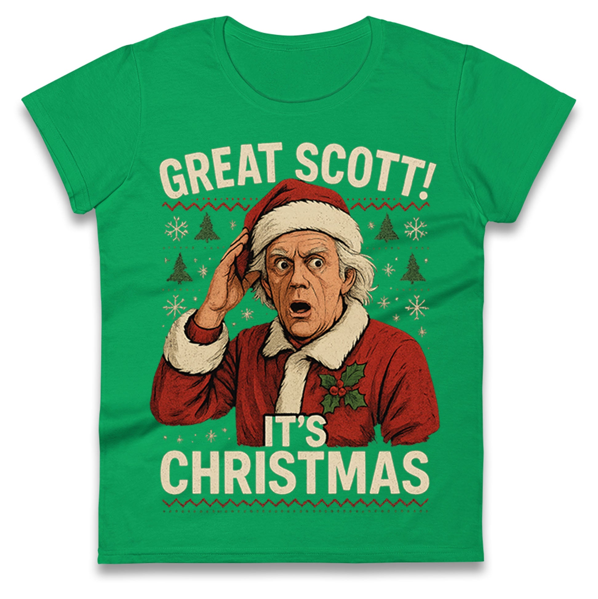 Back to the Future Doc Brown Ladies T Shirt