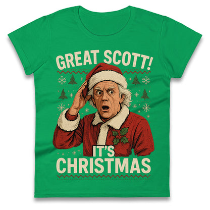 Back to the Future Doc Brown Ladies T Shirt