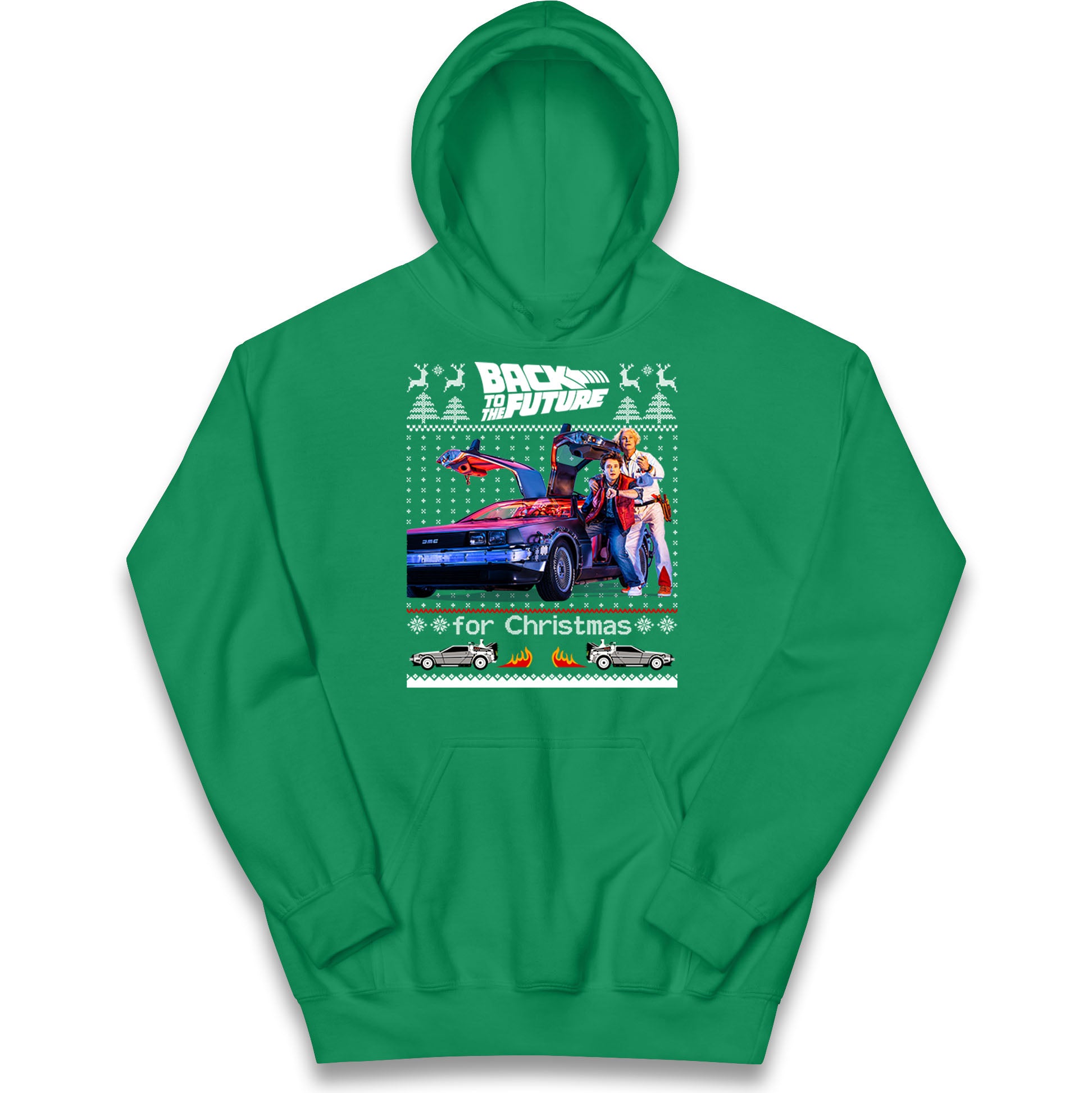 Back To The Future Christmas Kids Hoodie