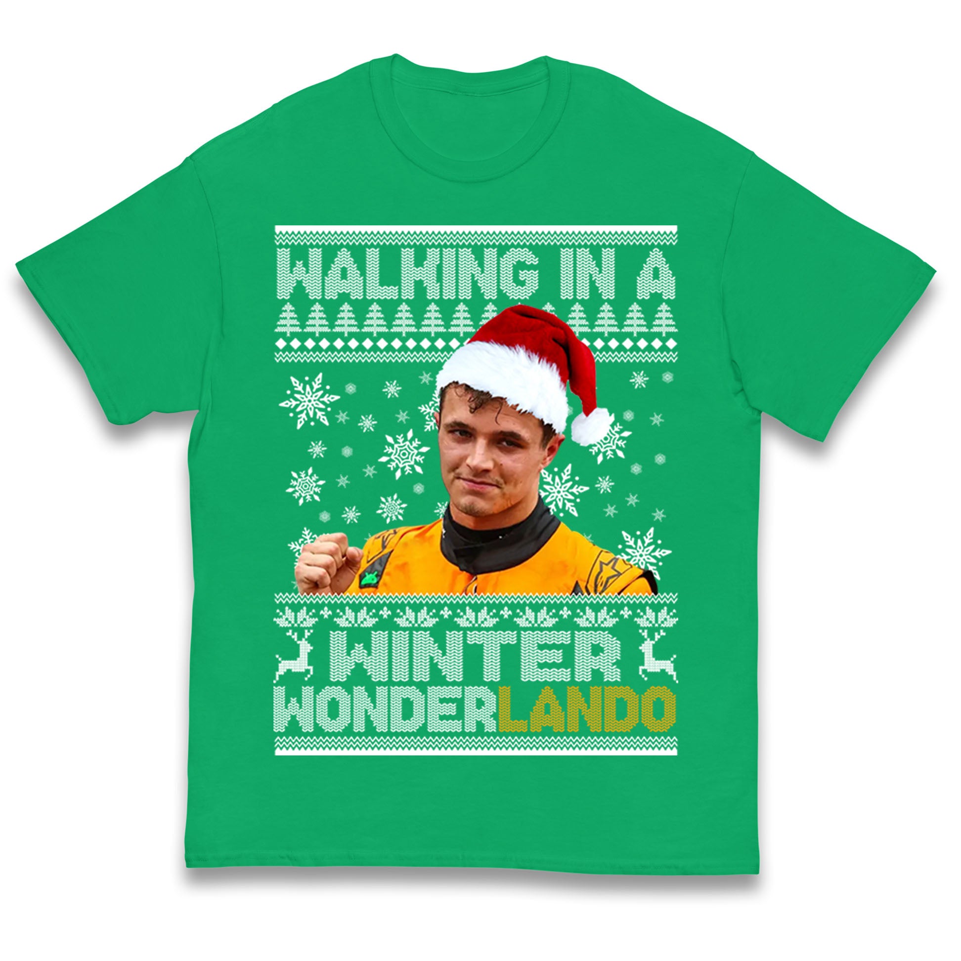 Lando Norris Christmas Kids T Shirt