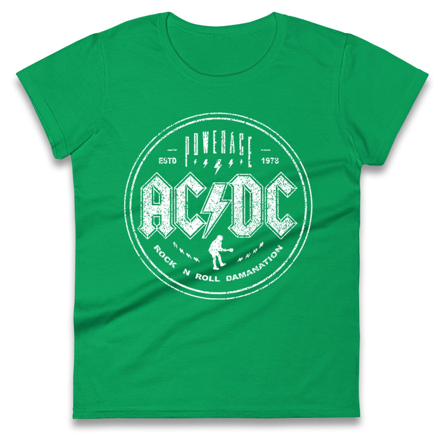 ACDC Rock n Roll Domination Ladies T Shirt