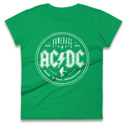 ACDC Rock n Roll Domination Ladies T Shirt