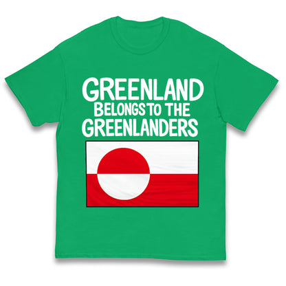 Greenland Belongs To The Greenlanders Kids T Shirt