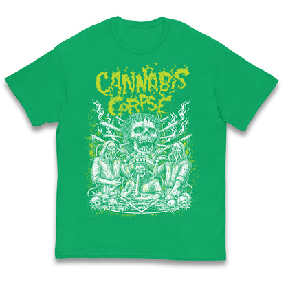 Cannabis Corpse Band Kids T Shirt