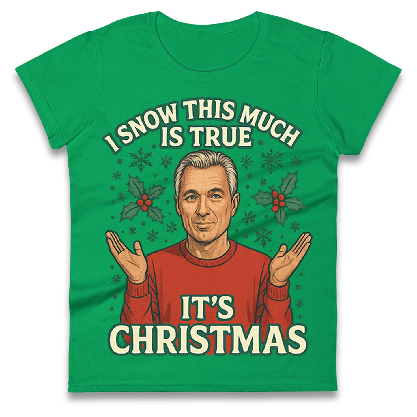 Martin Kemp Christmas Ladies T Shirt 