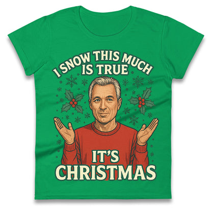 Martin Kemp Christmas Ladies T Shirt 