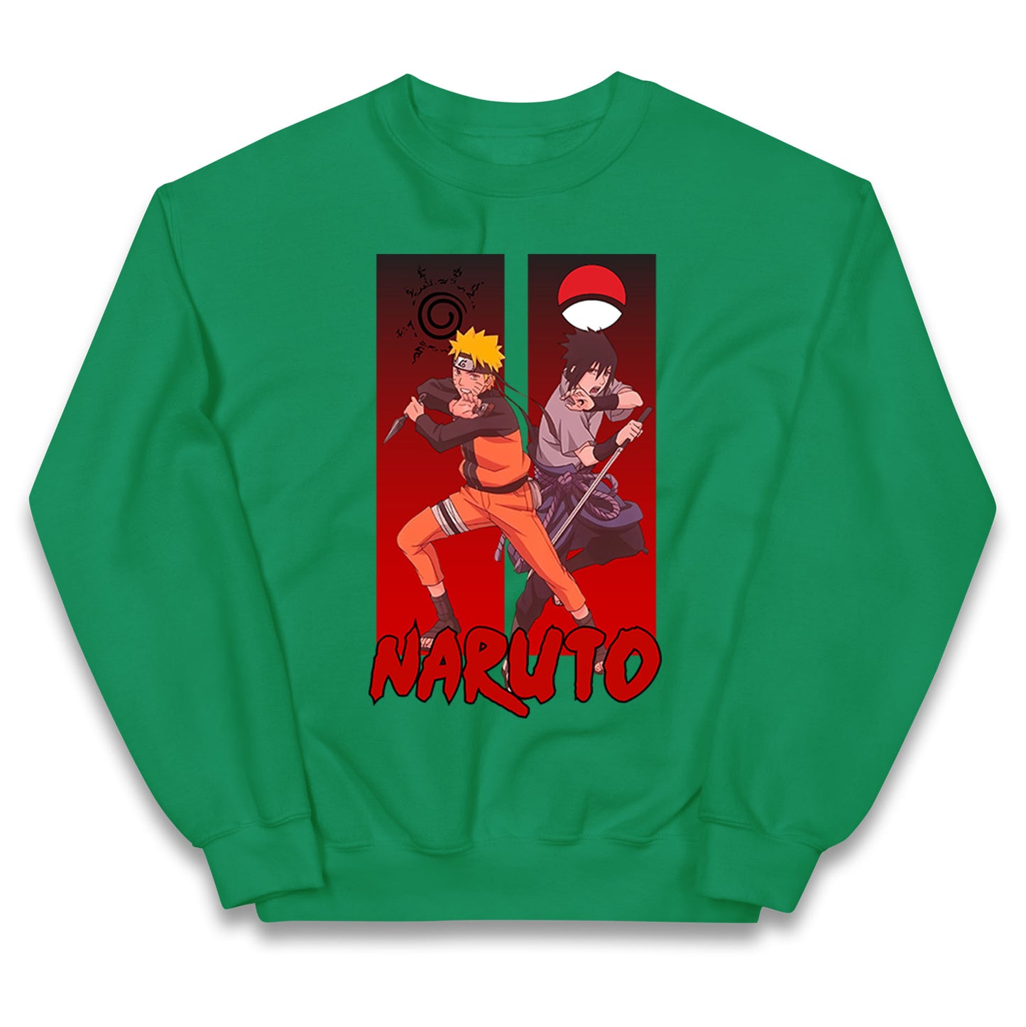 naruto eight trigrams sealing and sasuke uchiha crest jumper