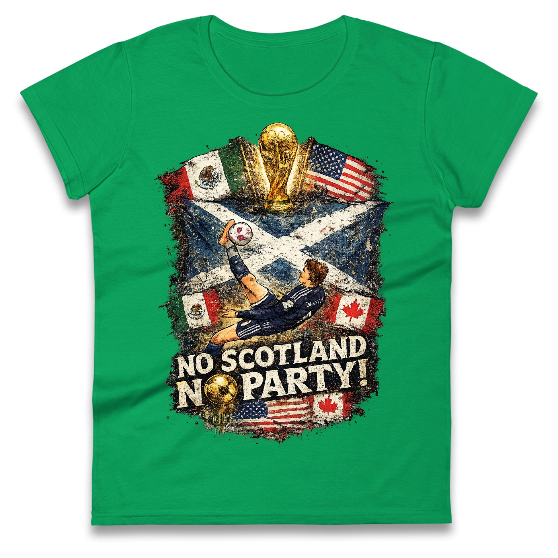 No Scotland No Party World Cup 2026 Ladies T Shirt