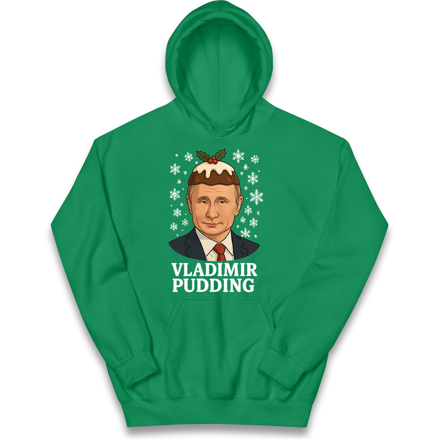 Vladimir Putin Christmas Kids Hoodie