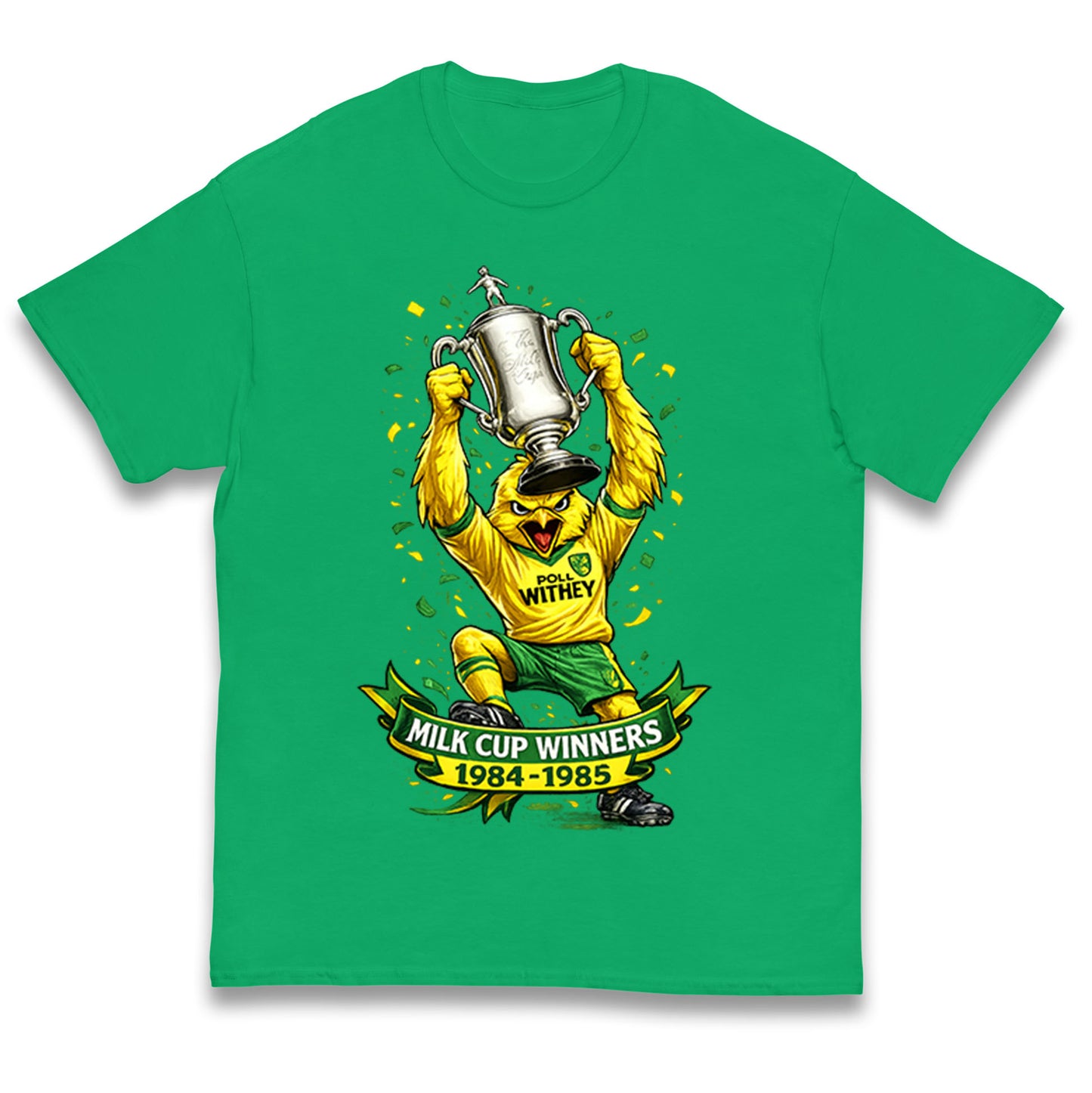 Norwich City Milk Cup Winners Kids T Shirt 