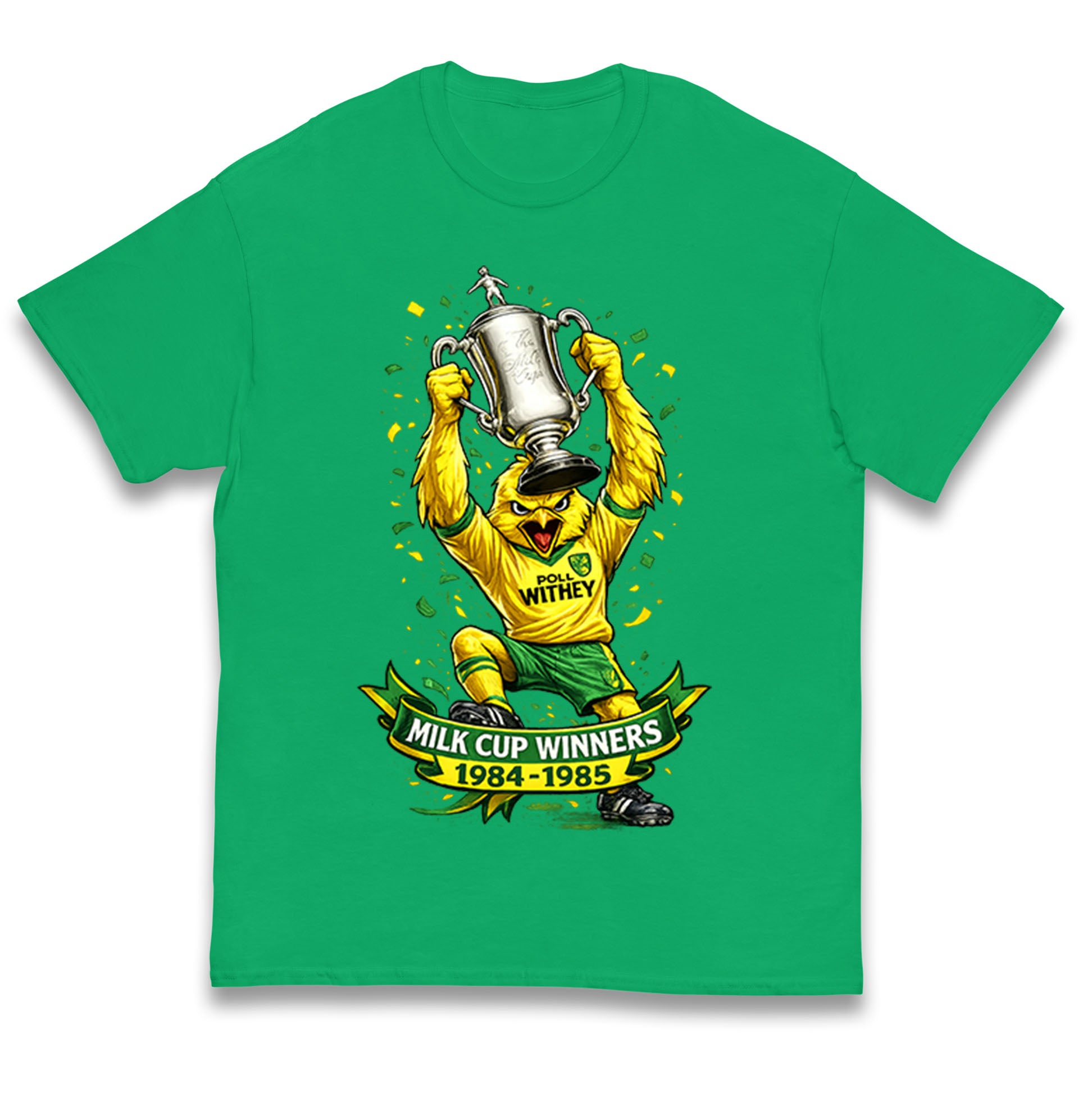Norwich City Milk Cup Winners Kids T Shirt 