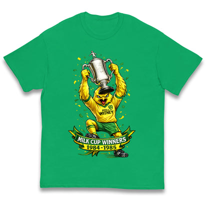 Norwich City Milk Cup Winners Kids T Shirt 