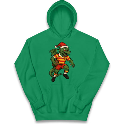 Catalans Dragons Christmas Kids Hoodie