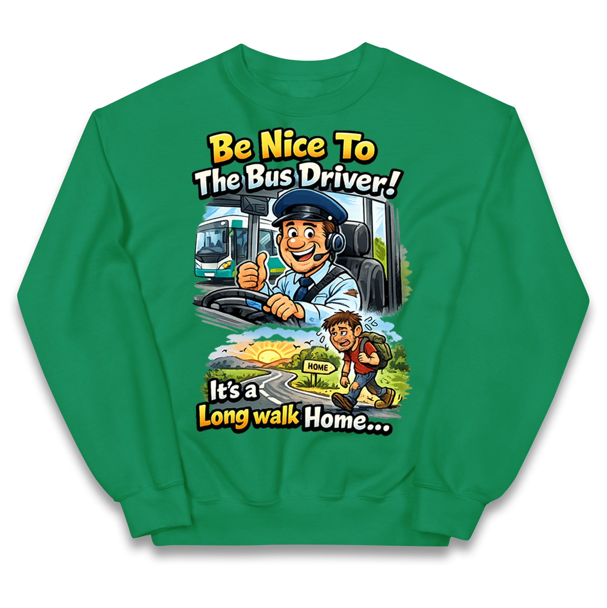 Bus Driver Kids Jumper