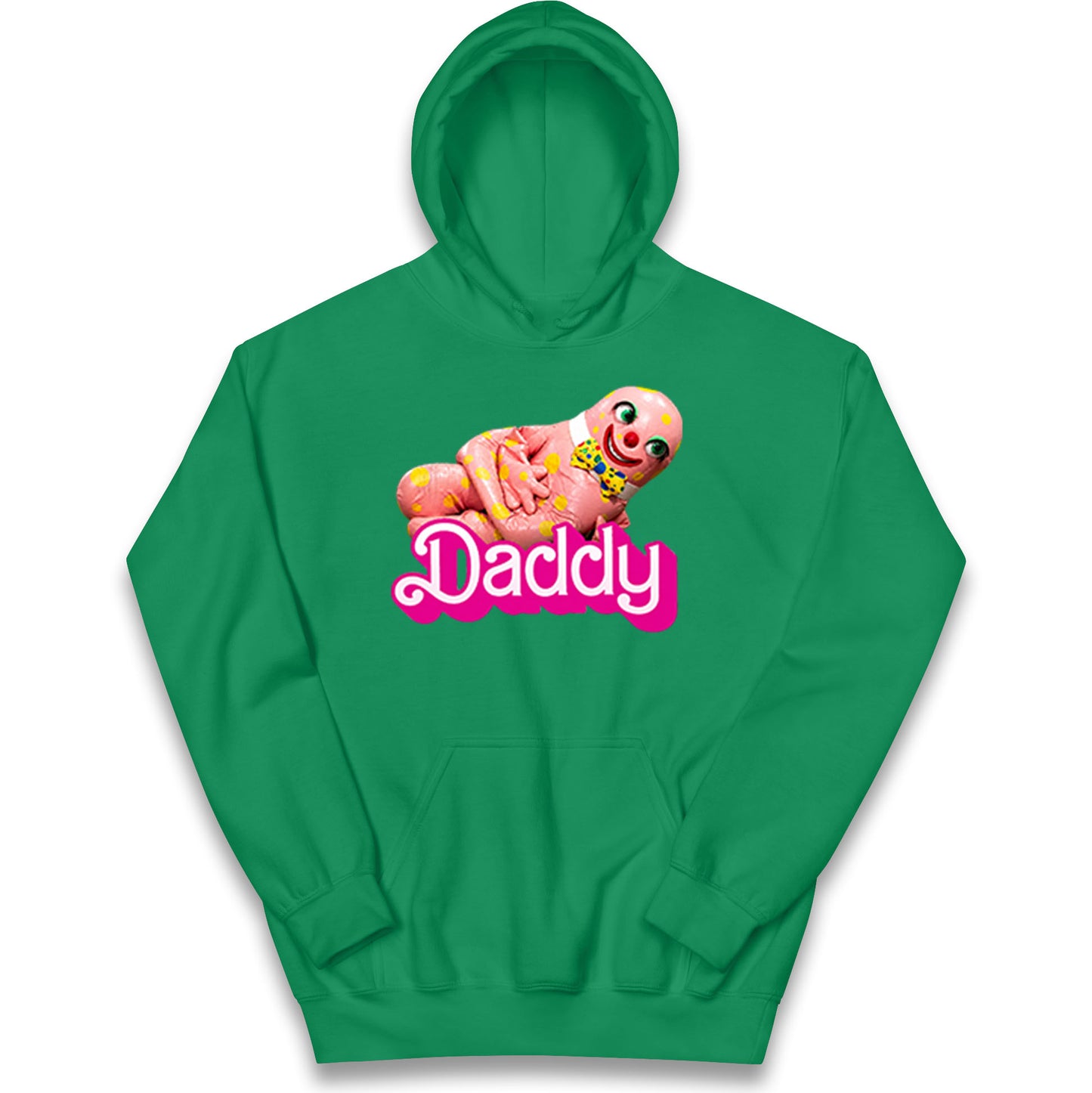 Funny Mr Blobby Daddy 90s Retro Kids Hoodie