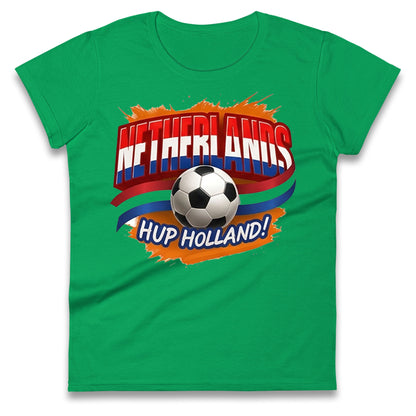 Holland Retro World Cup Ladies T Shirt 