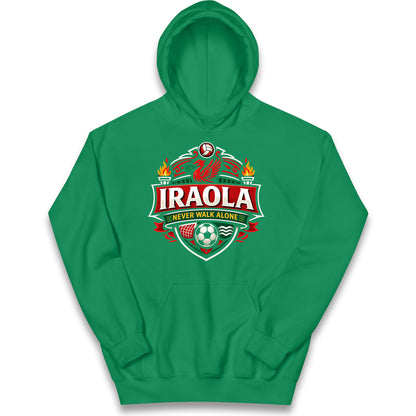 Andoni Iraola Never Walk Alone Kids Hoodie
