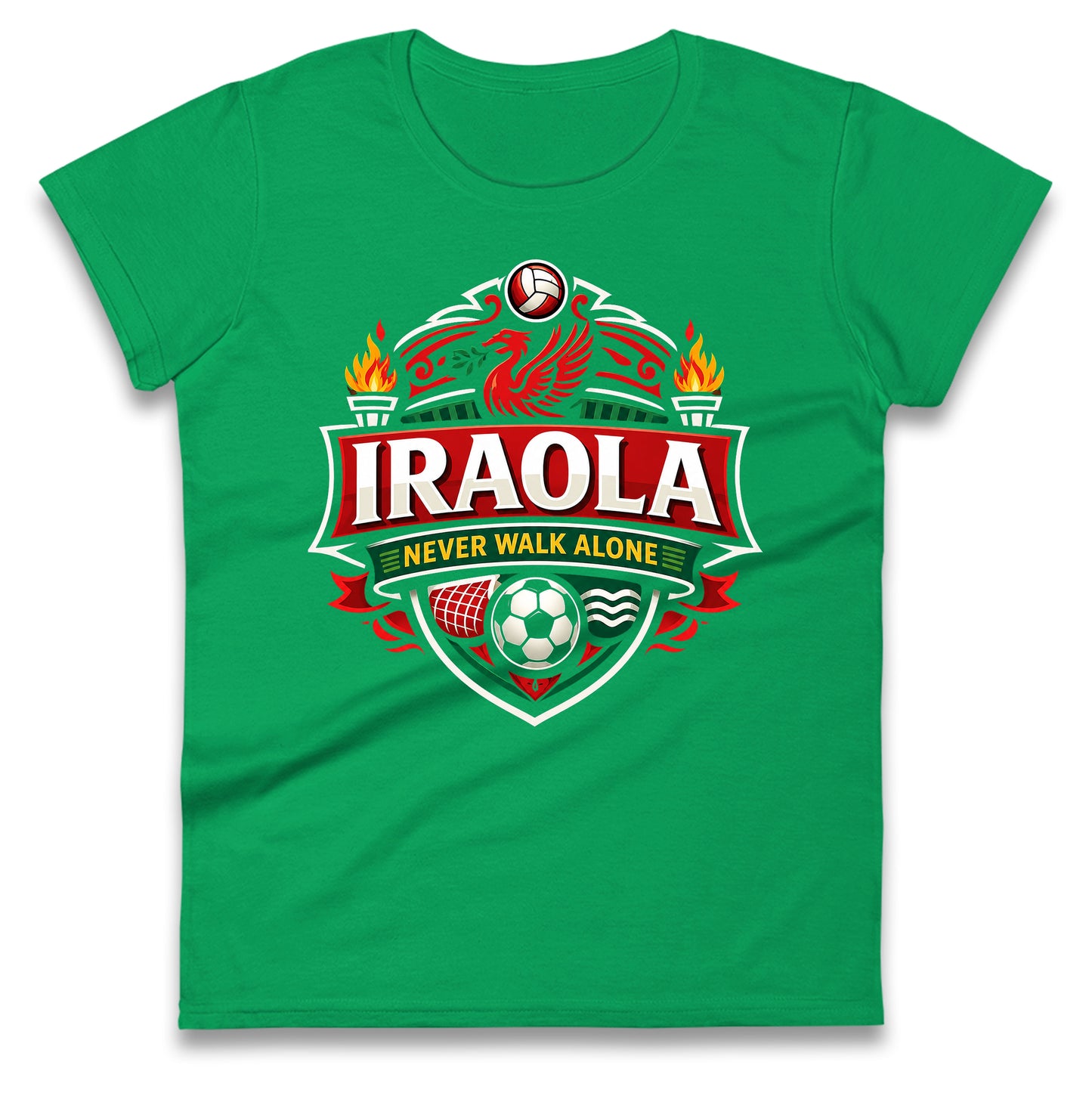 Andoni Iraola Never Walk Alone Ladies T Shirt