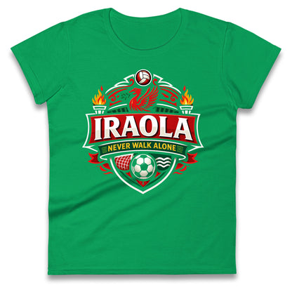 Andoni Iraola Never Walk Alone Ladies T Shirt