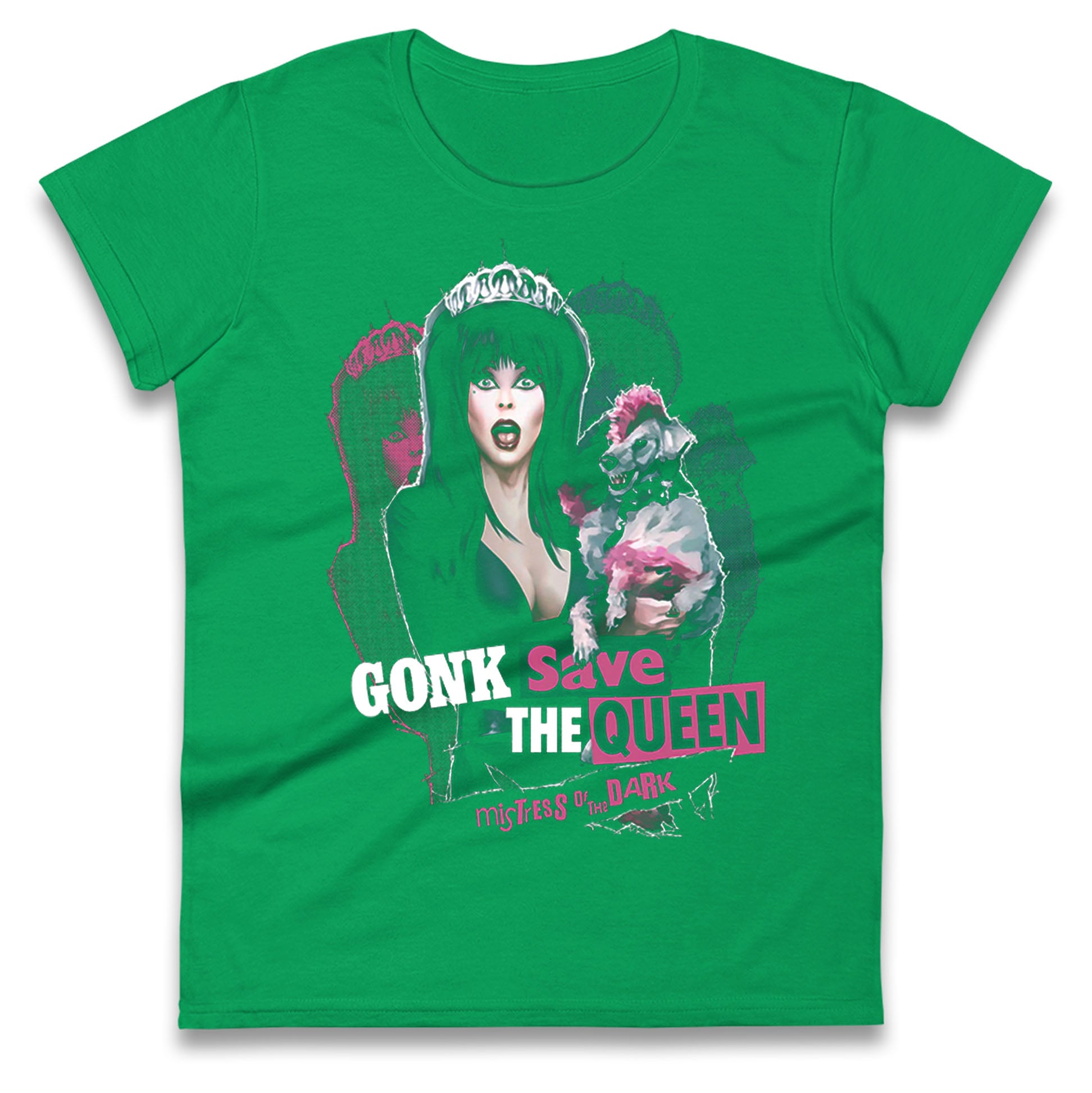 Gonk Save The Queen Ladies T Shirt