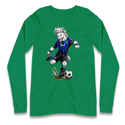 Retro Gillingham Football Longsleeve T Shirt
