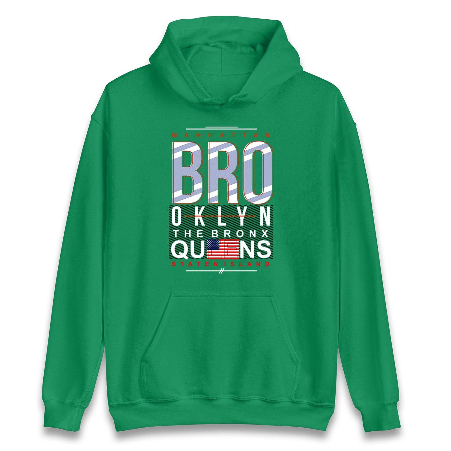 Brooklyn New York State Hoodie