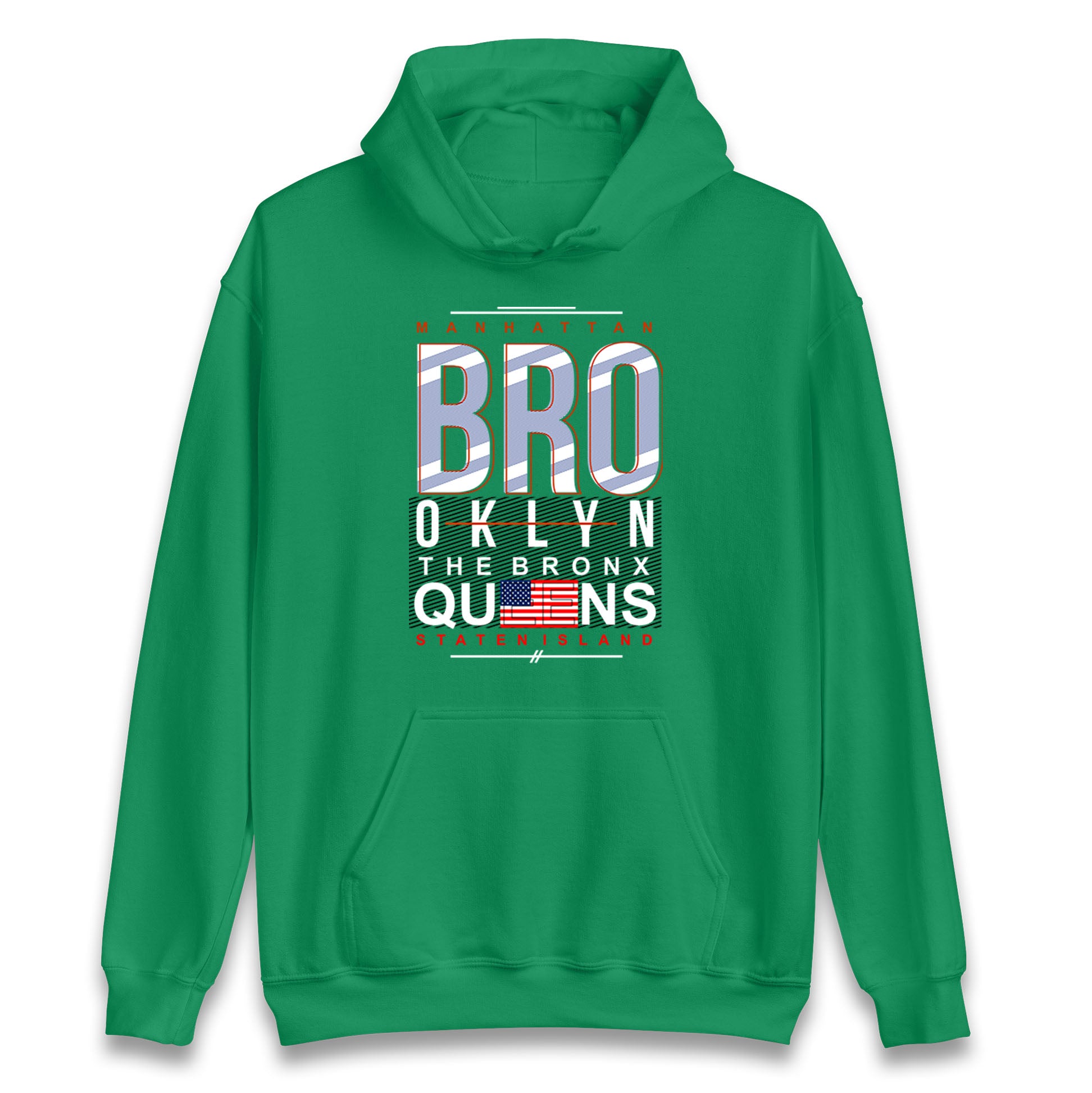 Brooklyn New York State Hoodie