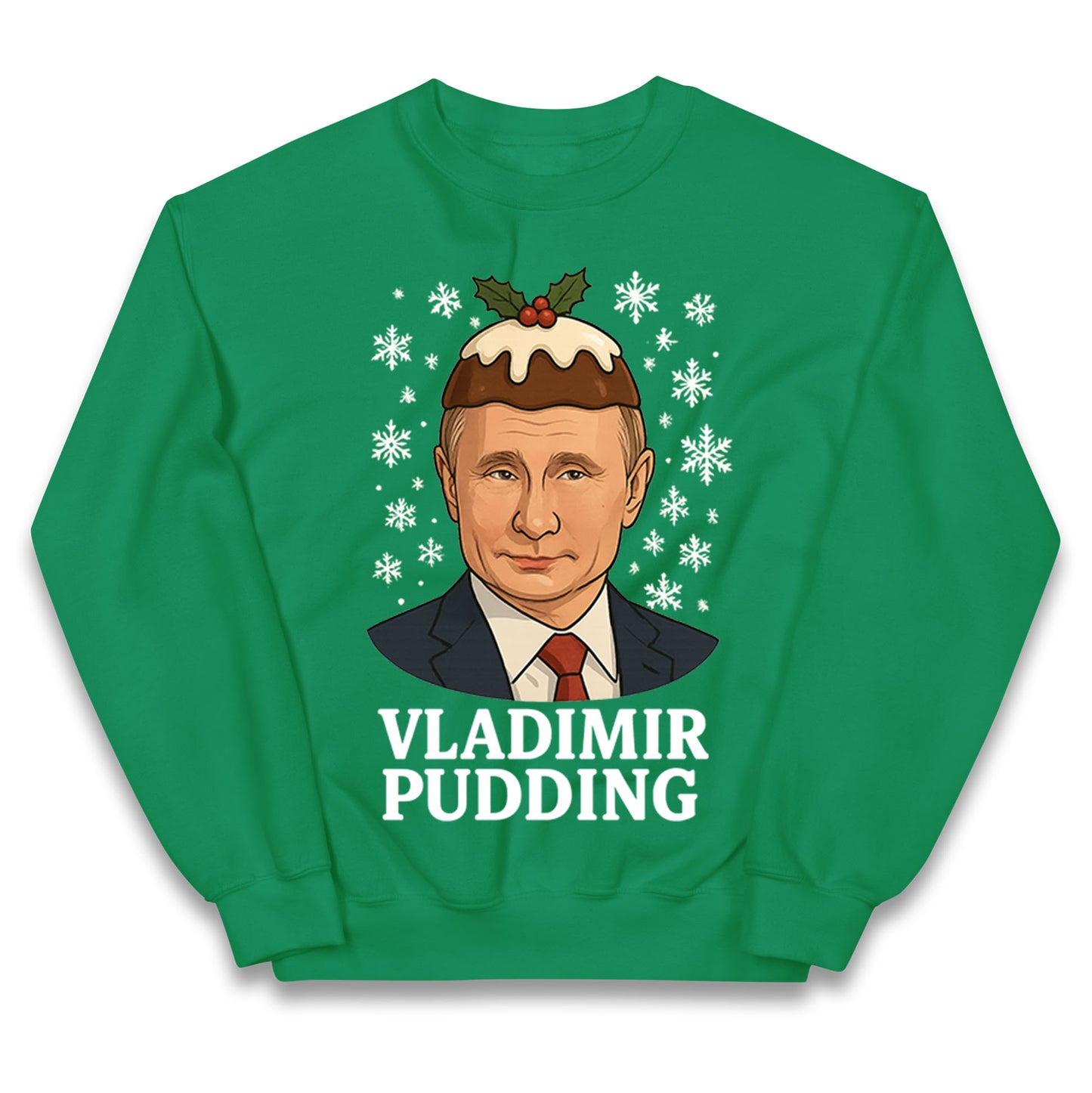 Vladimir Putin Christmas Kids Jumper