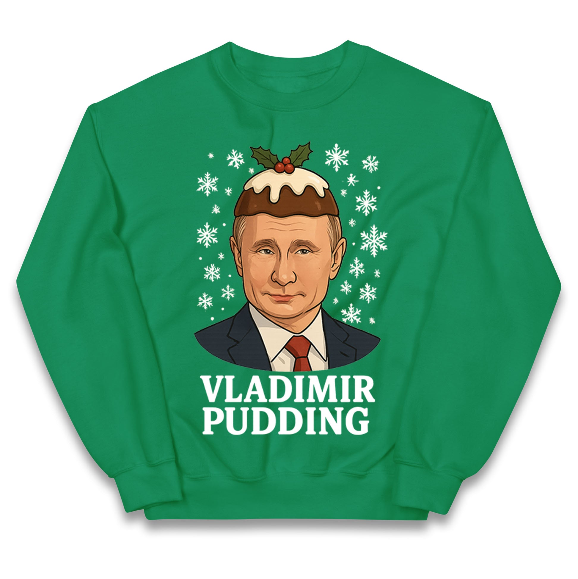 Vladimir Putin Christmas Kids Jumper