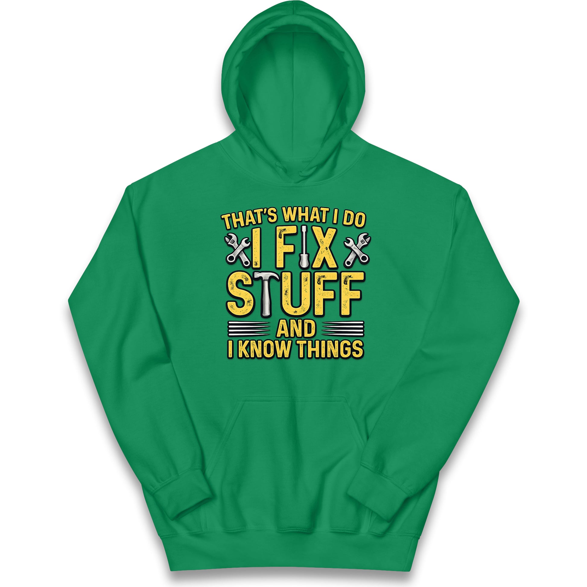 I Fix Stuff And I Know Things Kids Hoodie