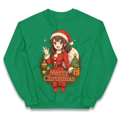 Anime Christmas Kids Jumper