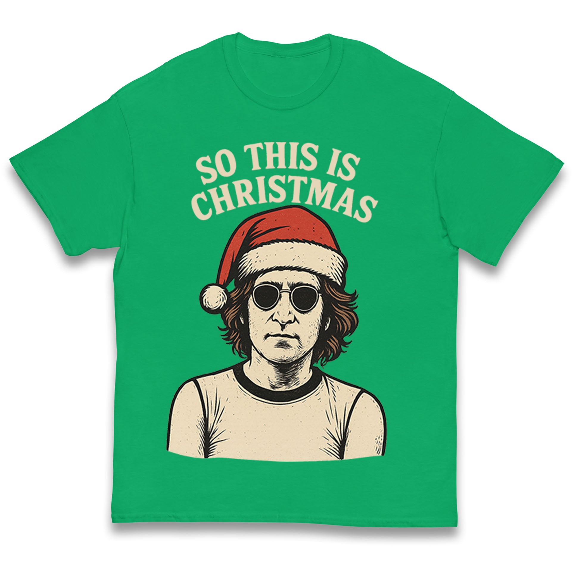 Christmas John Lennon Christmas Kids T Shirt