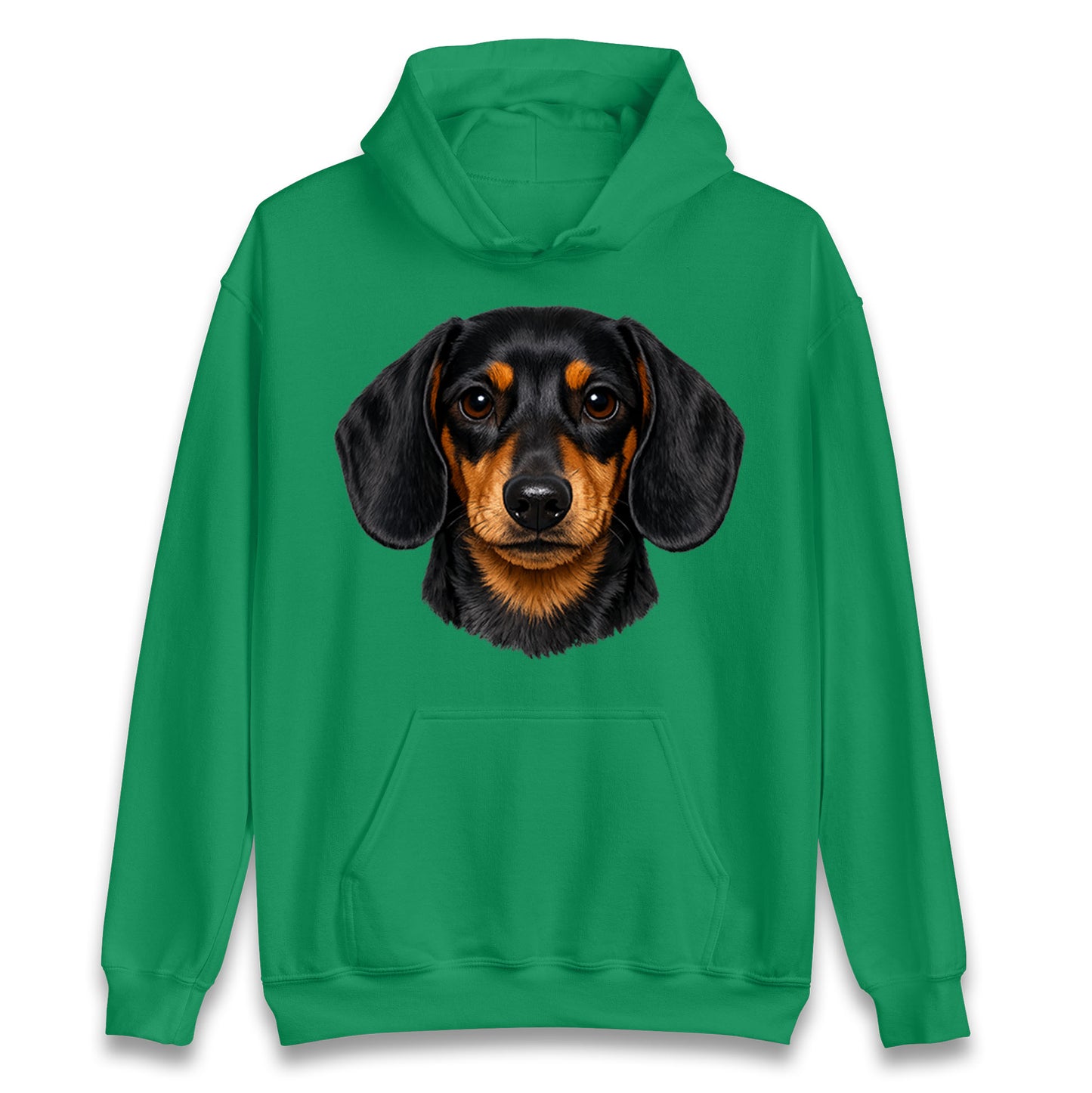 Dachshund Dog Face Hoodie