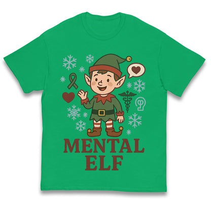 Mental Health Christmas Kids T Shirt