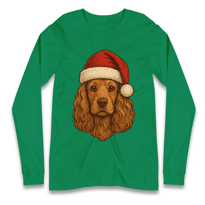 Cocker Spaniel Christmas Longsleeve T Shirt