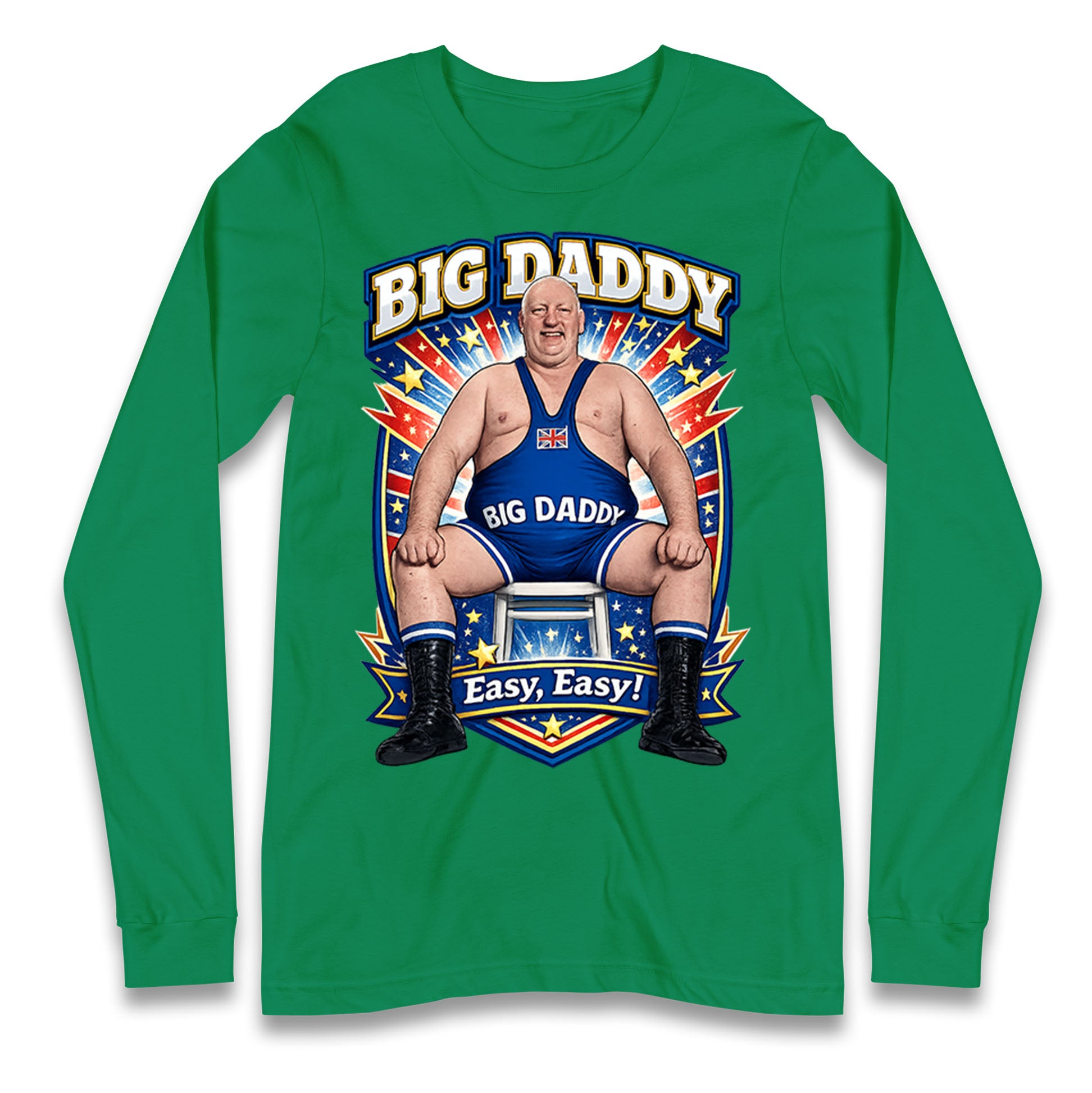 Big Daddy UK Wrestling Longsleeve T Shirt