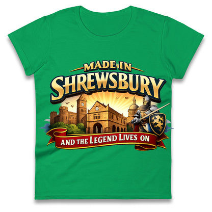 Made in Shrewsbury Ladies T Shirt 