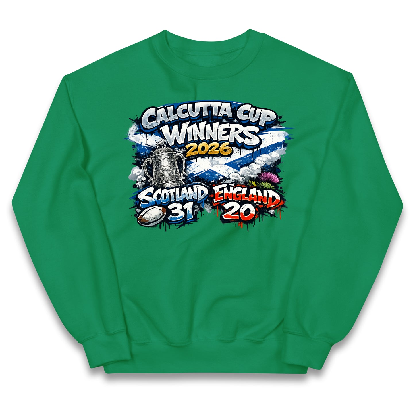 Scotland Calcutta Cup Winners 2026 Kids Jumper
