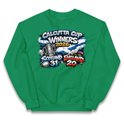 Scotland Calcutta Cup Winners 2026 Kids Jumper