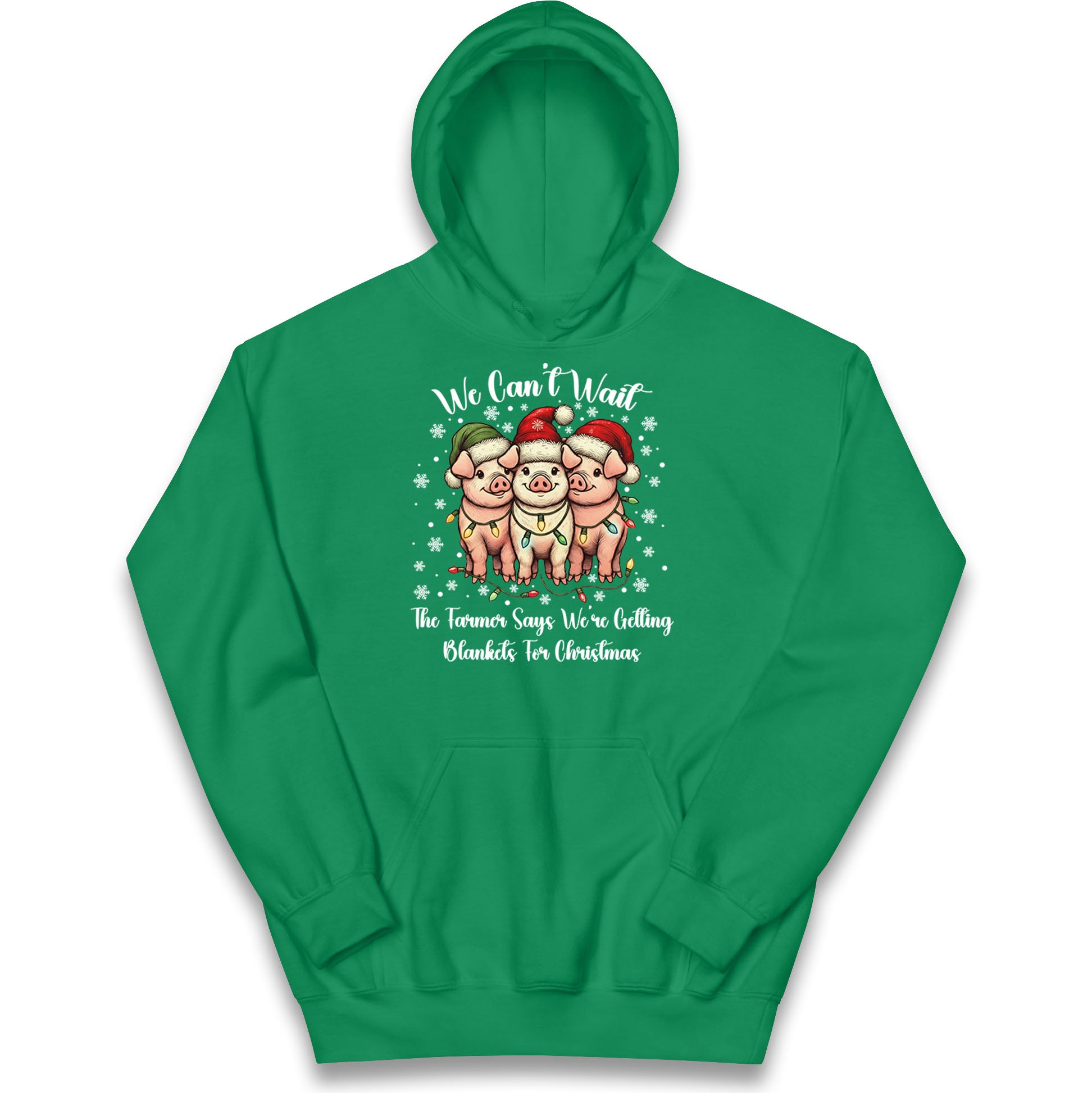 Three Pigs Christmas Kids Hoodie