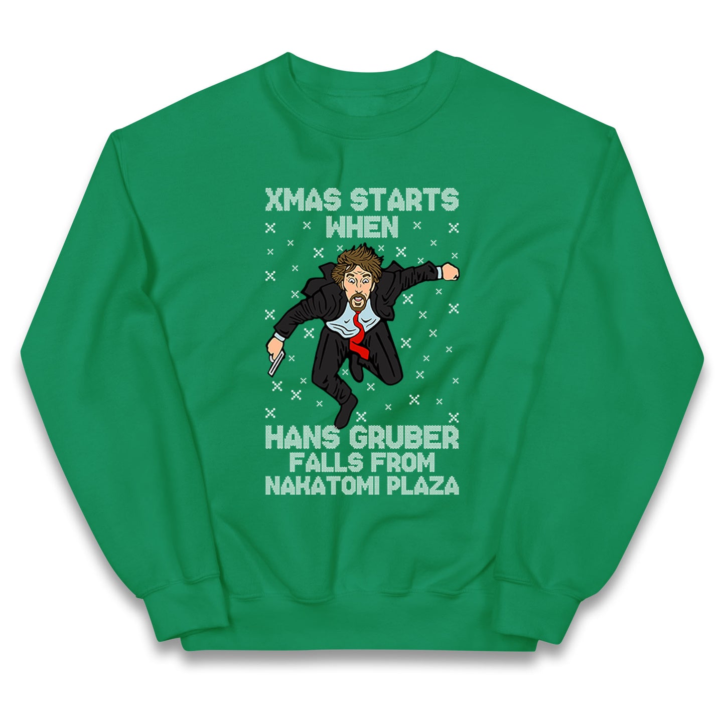 hans gruber falling jumper